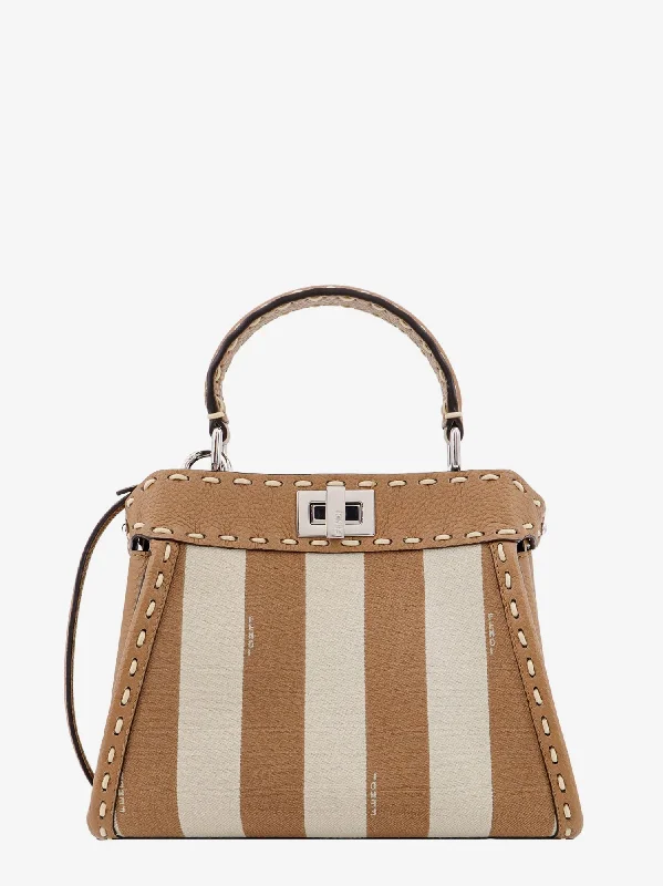 Fendi Women Fendi Beige Handbags