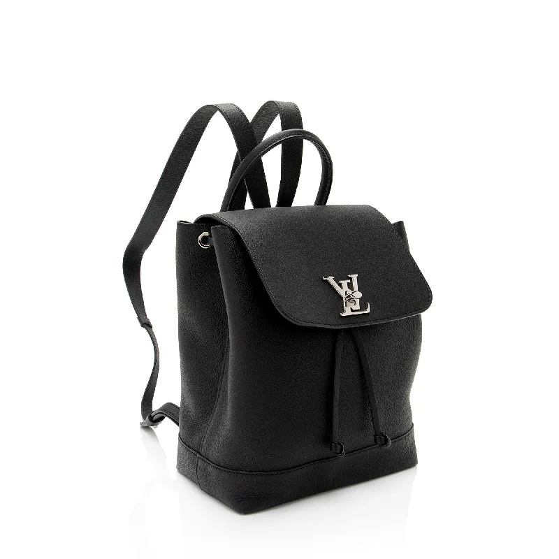 Louis Vuitton Calfskin Lockme Backpack (3k75Or)