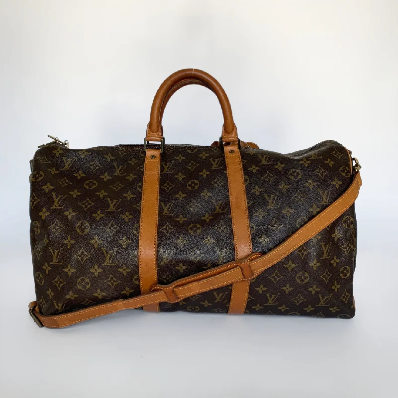 Louis Vuitton Keepall 50 Bandoulière Monogram Canvas