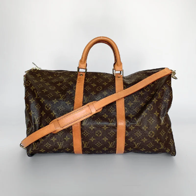 Louis Vuitton Keepall 50 Bandoulière Monogram Canvas