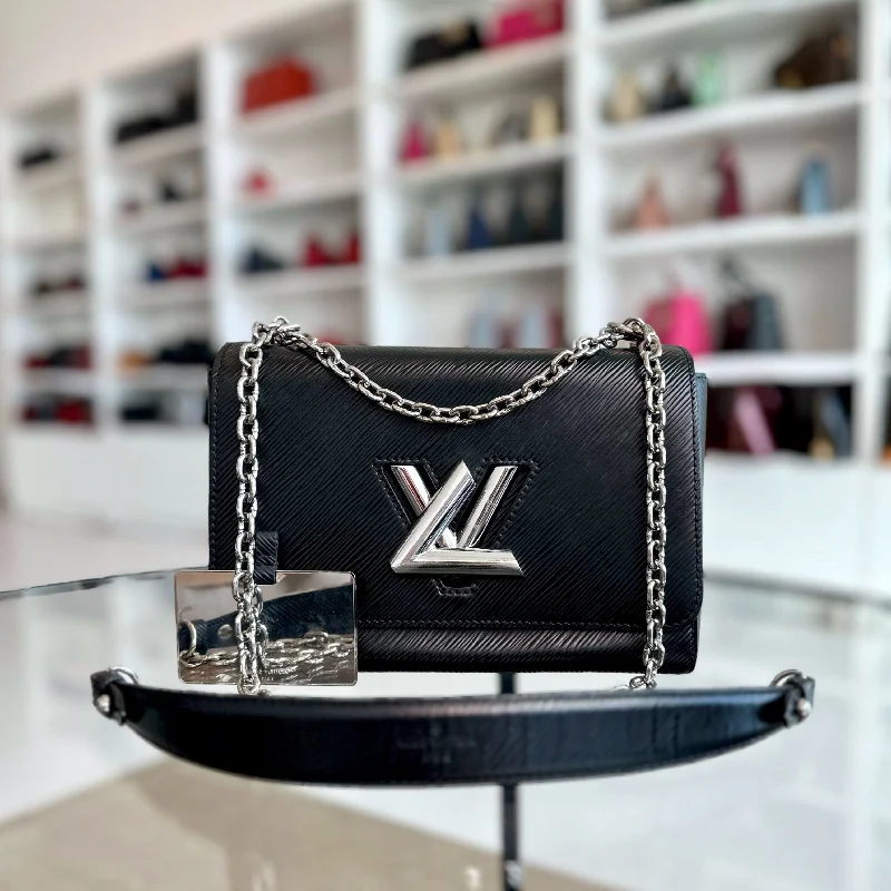 Louis Vuitton LV Twist MM EPI Leather Black SHW