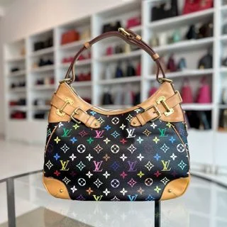 Louis Vuitton LV Greta Multicolor Vintage Black Shoulder Bag