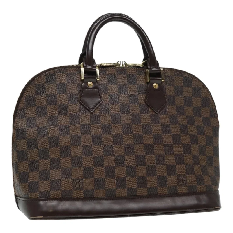 LOUIS VUITTON Damier Ebene Alma Hand Bag N51131 LV Auth 87559