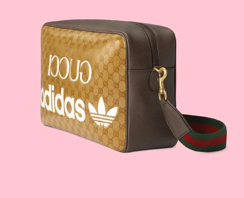 GUCCI ADIDAS X GG GUCCI MEDIUM SHOULDER BAG