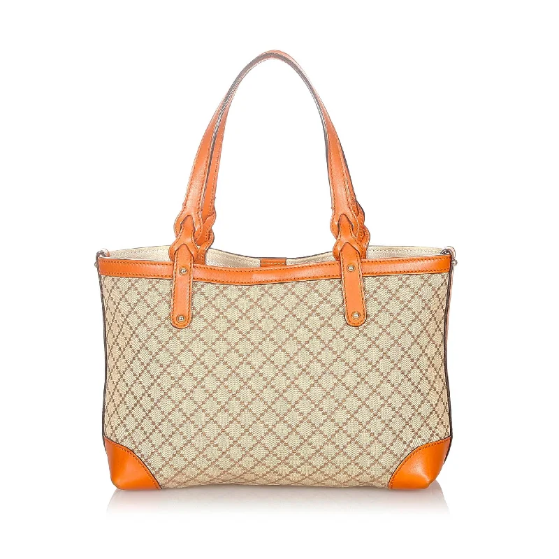 Gucci Diamante Craft Canvas Tote Bag (SHG-20797)