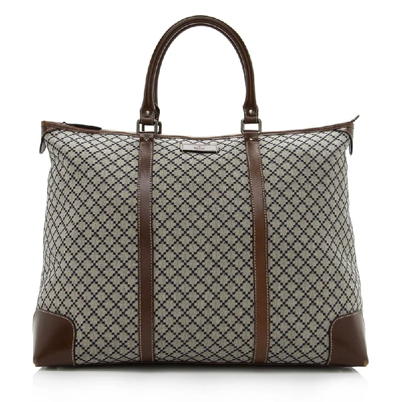 Gucci Diamante Canvas Joy Large Zip Tote (SHF-14091)