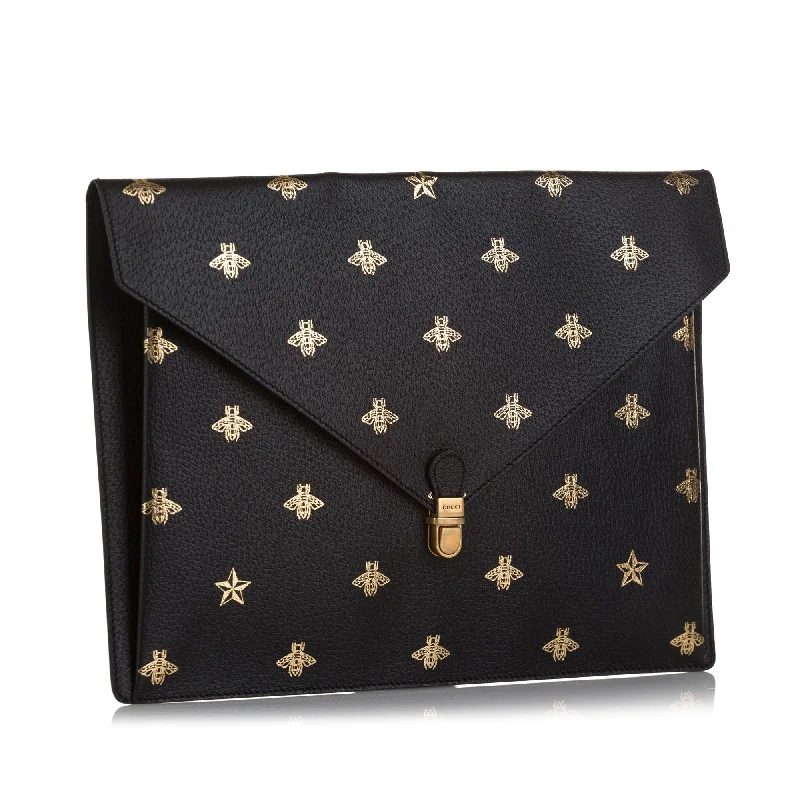 Gucci Bee Star Envelope Portfolio (ssbcCg)