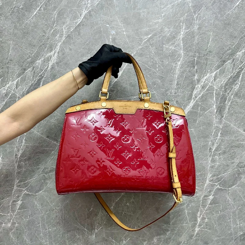 LV Brea PM Vernis Red Patent Leather