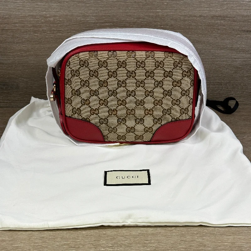 Gucci Bree Crossbody GG Red Leather