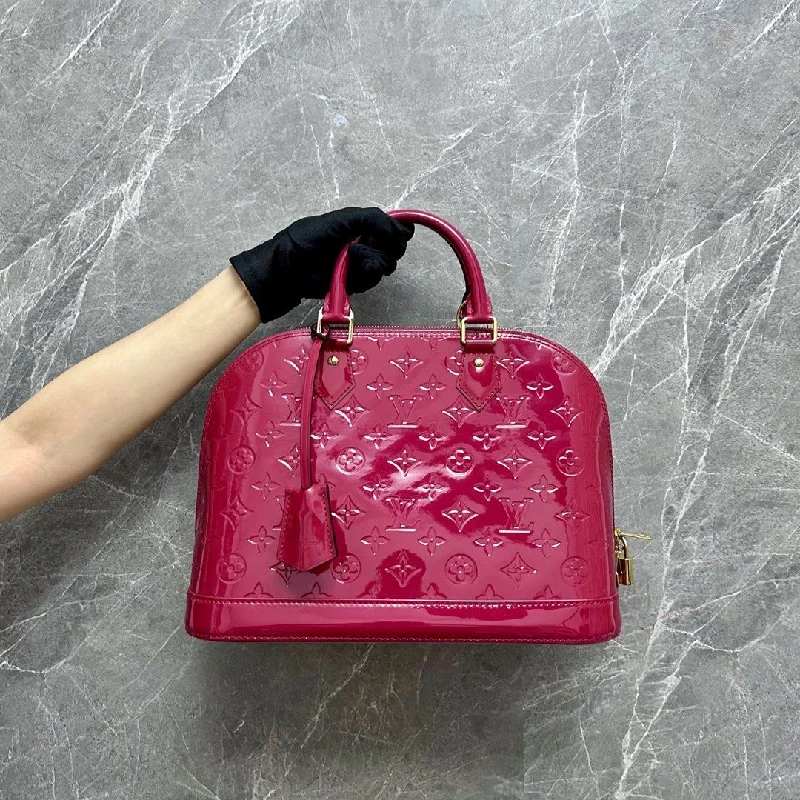 *Like New* LV Alma PM Vernis Cherry GHW