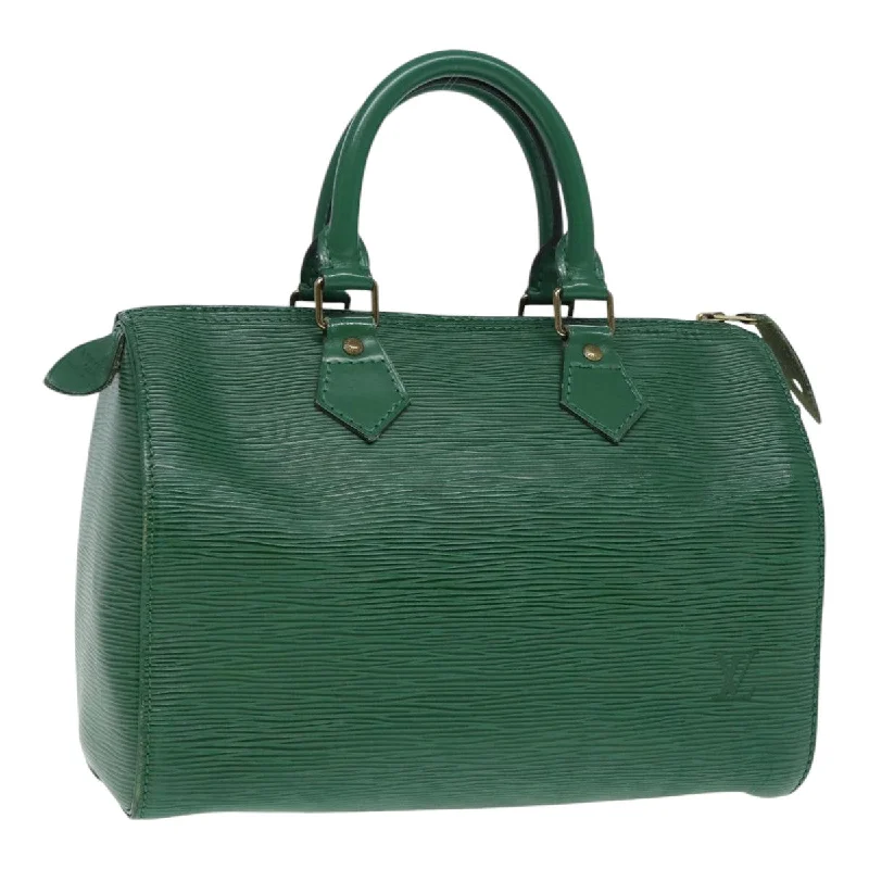 LOUIS VUITTON Epi Speedy 25 Hand Bag Borneo Green M43014 LV Auth 87488