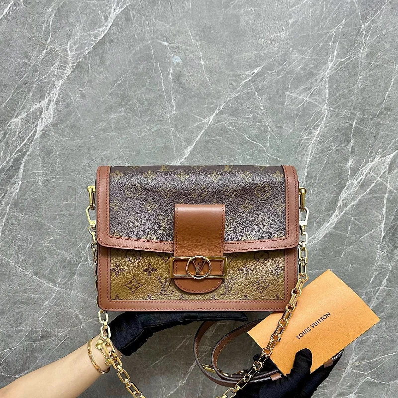 *Receipt* LV Dauphine MM Monogram Shoulder Bag Louis Vuitton