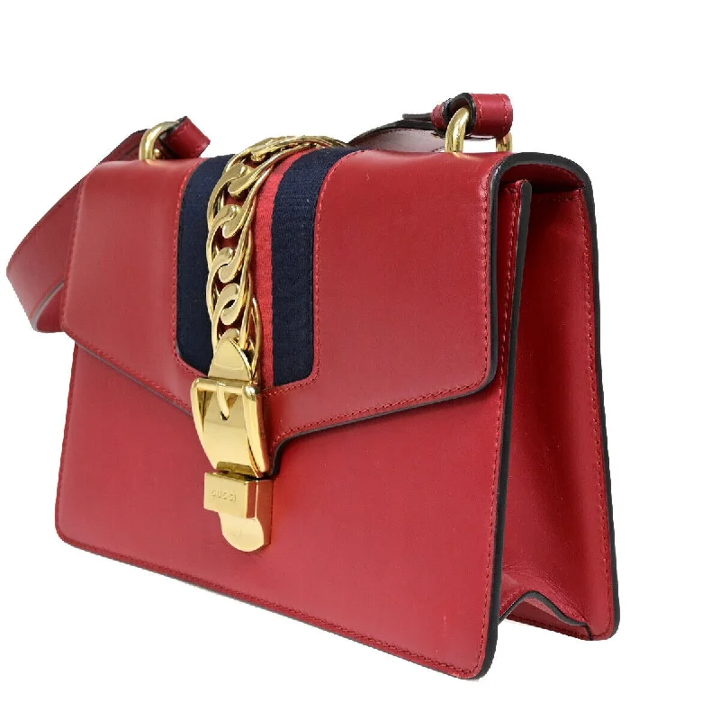 Gucci Logo Sylvie Sherry Shoulder Bag