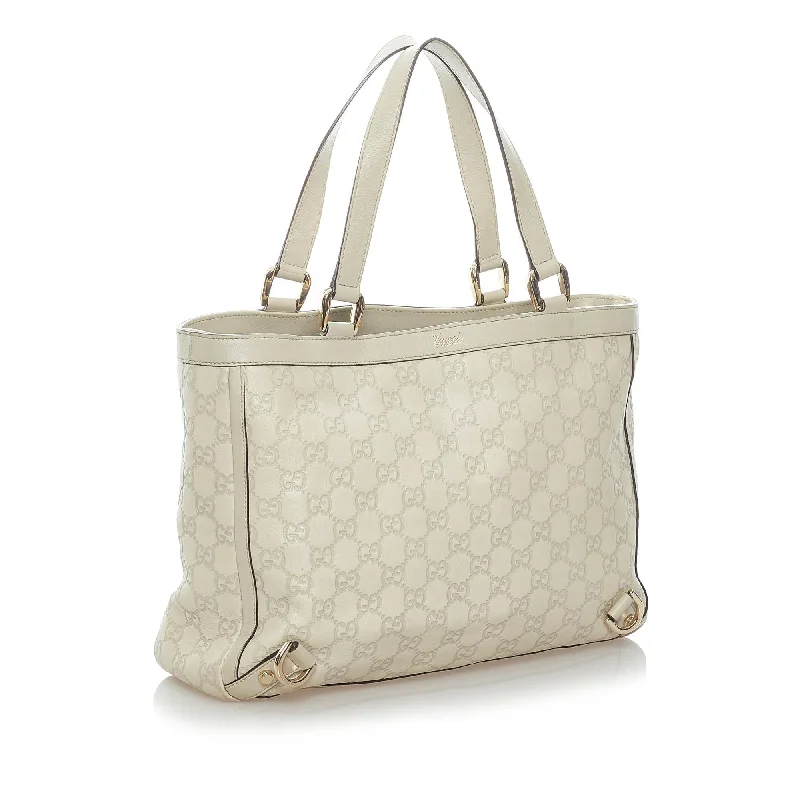 Gucci Guccissima Abbey D-Ring Tote Bag (SHG-b6xVjN)