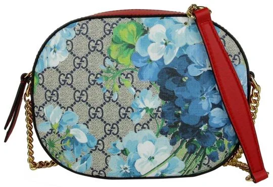 Gucci GG Supreme Monogram Blooms Crossbody