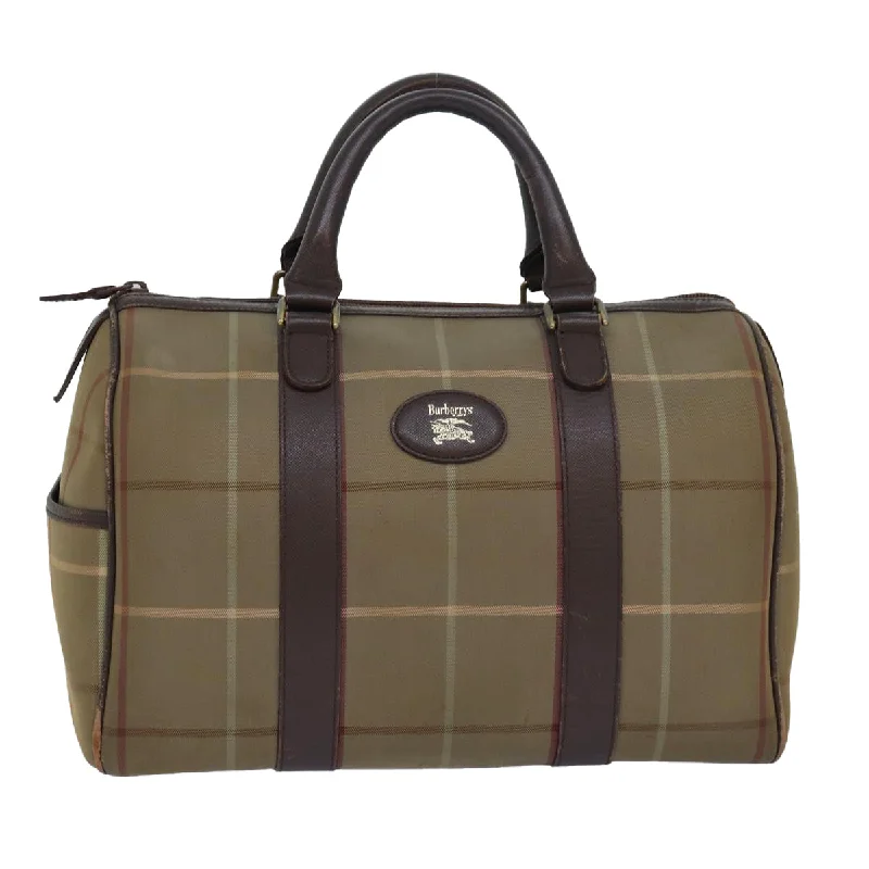 BURBERRYSs Nova Check Boston Bag Canvas Beige  81659