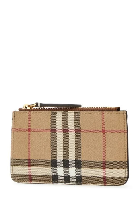 Burberry Woman Printed Canvas Coin Purse