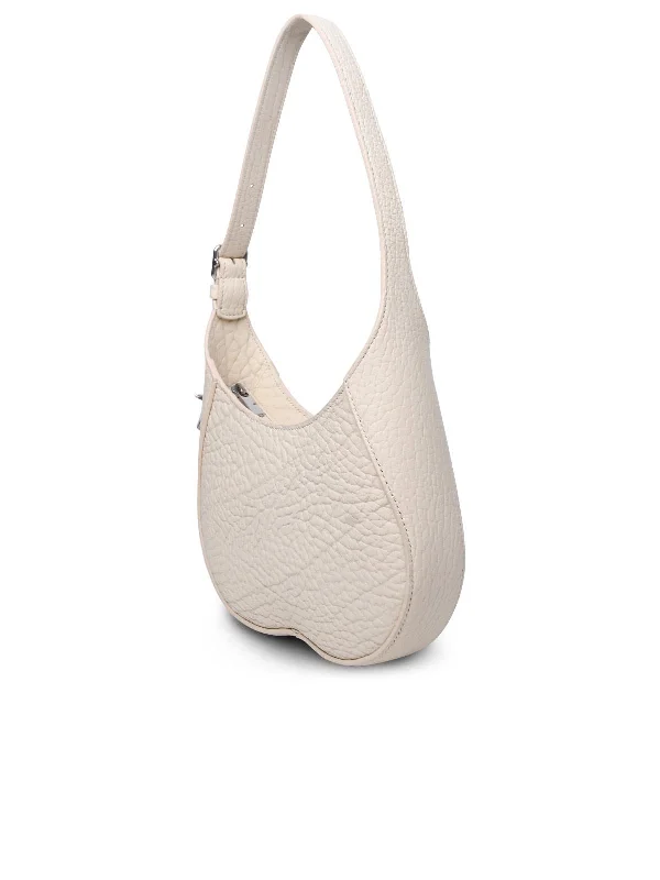 Burberry Small 'Chess' Ivory Leather Bag Woman