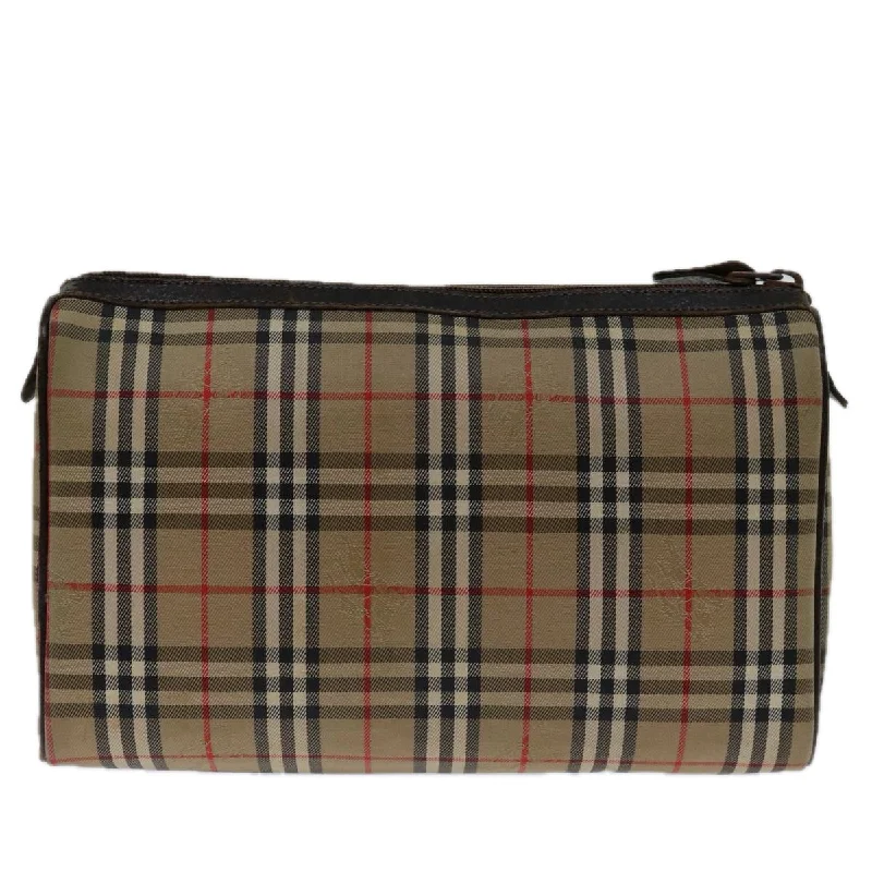 BURBERRYSs Nova Check Clutch Bag Canvas Beige  69517