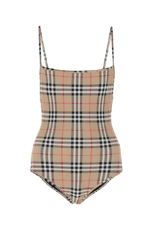 Burberry Woman Printed Stretch Nylon Swimsuit