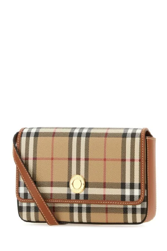 Burberry Woman Printed Canvas Hampshire Crossbody Bag