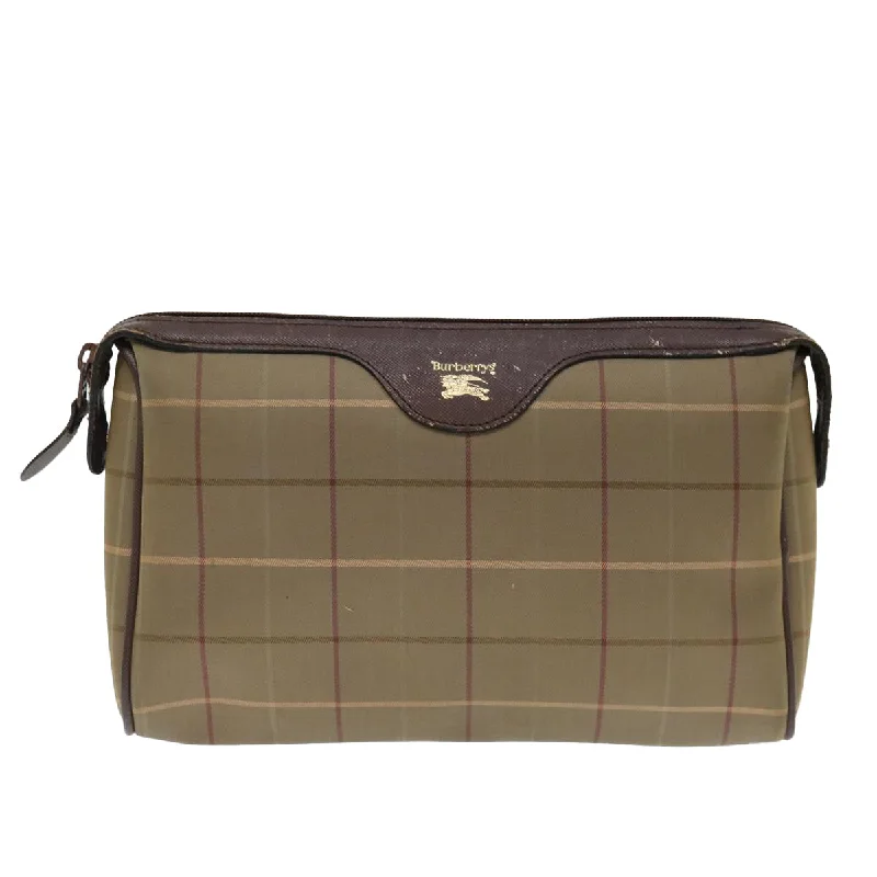 BURBERRYSs Nova Check Clutch Bag Canvas Brown  bs13367