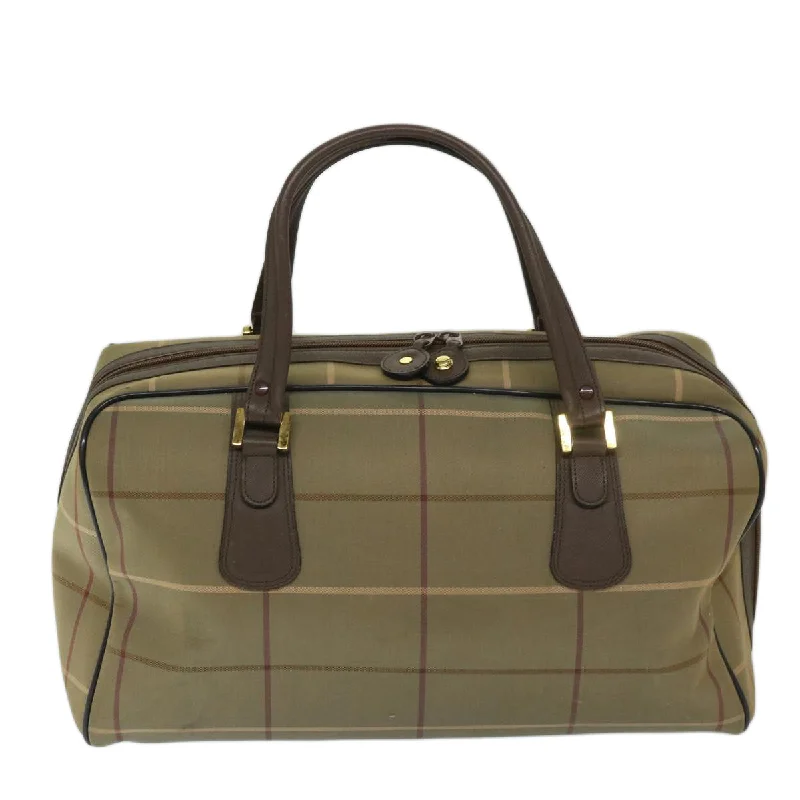 BURBERRYSs Nova Check Boston Bag Canvas Beige  ac2836