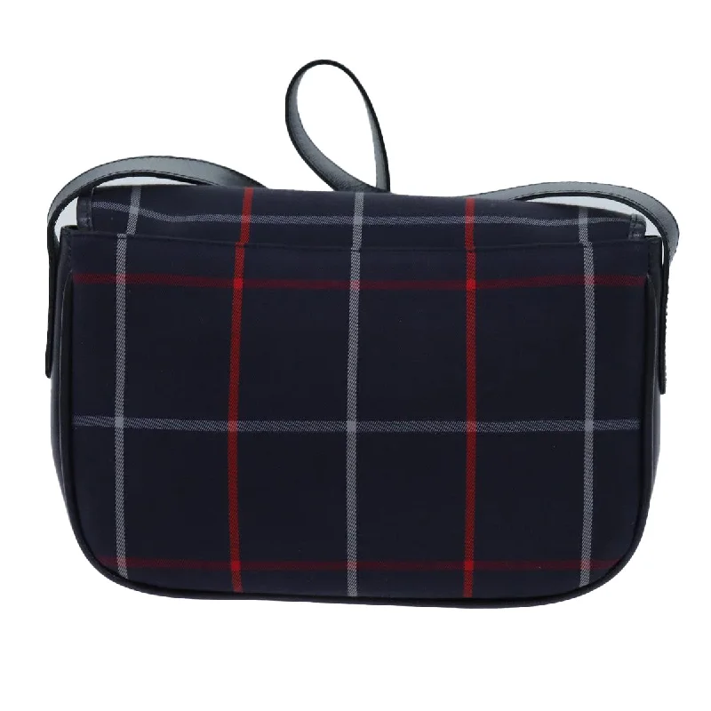 BURBERRYSs Nova Check Shoulder Bag Canvas Navy  ac2919