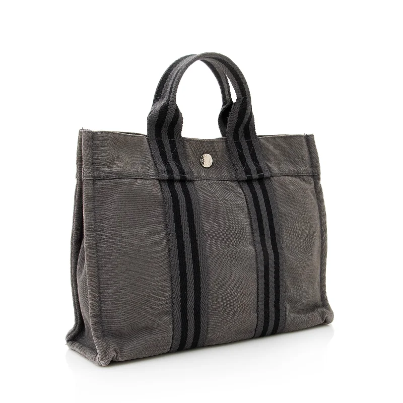 Hermes Canvas Herline PM Tote (SHF-22476)