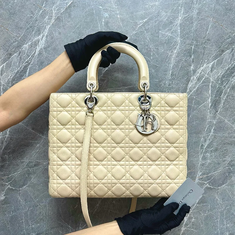 Lady Large Lambskin Cream SHW