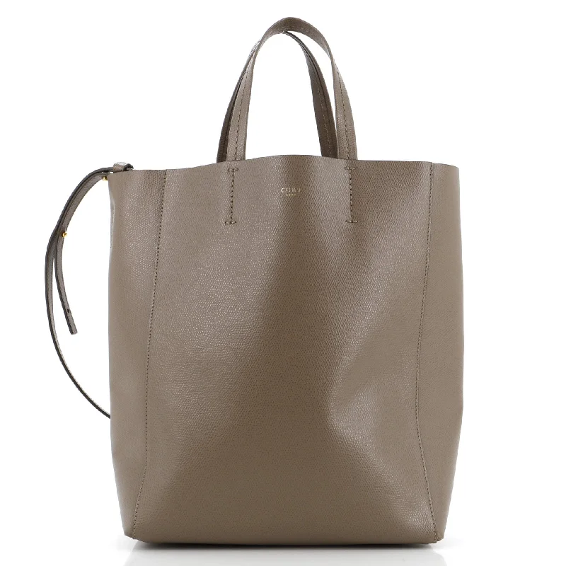 Vertical Cabas Tote Grained Calfskin Small