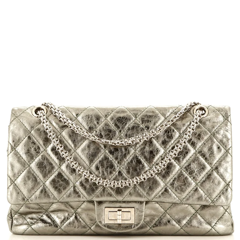 Reissue 2.55 Flap Bag Quilted Metallic Aged Calfskin 227