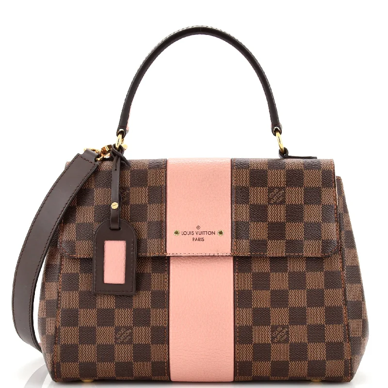 Bond Street Handbag Damier with Leather MM