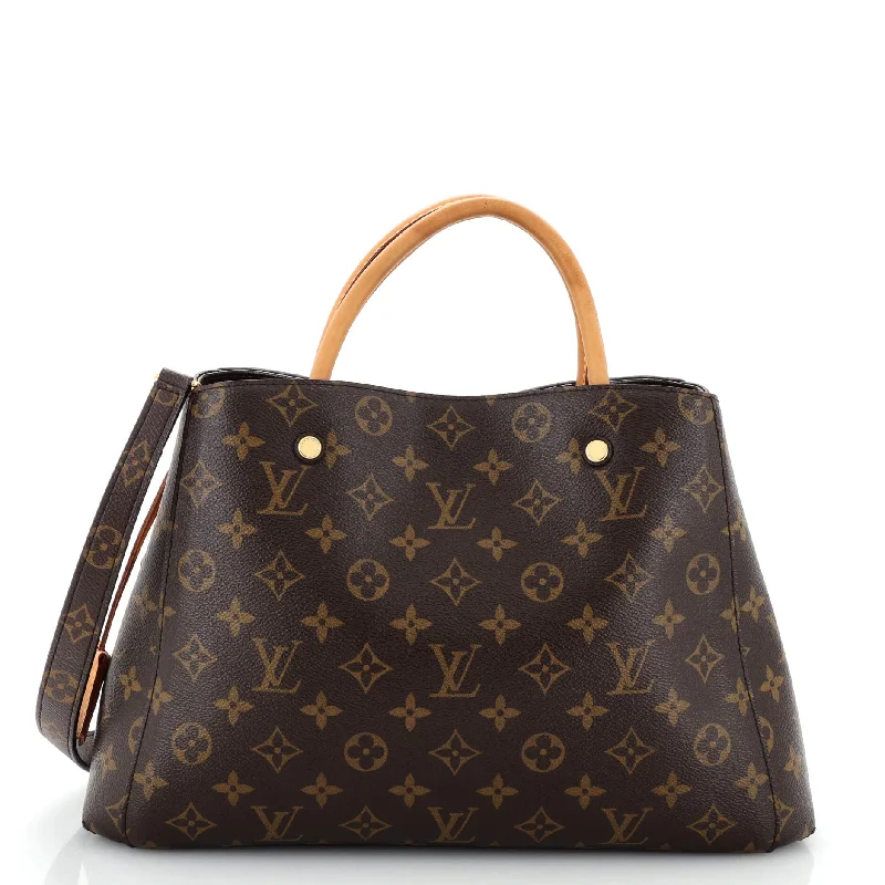 Montaigne Handbag Monogram Canvas MM