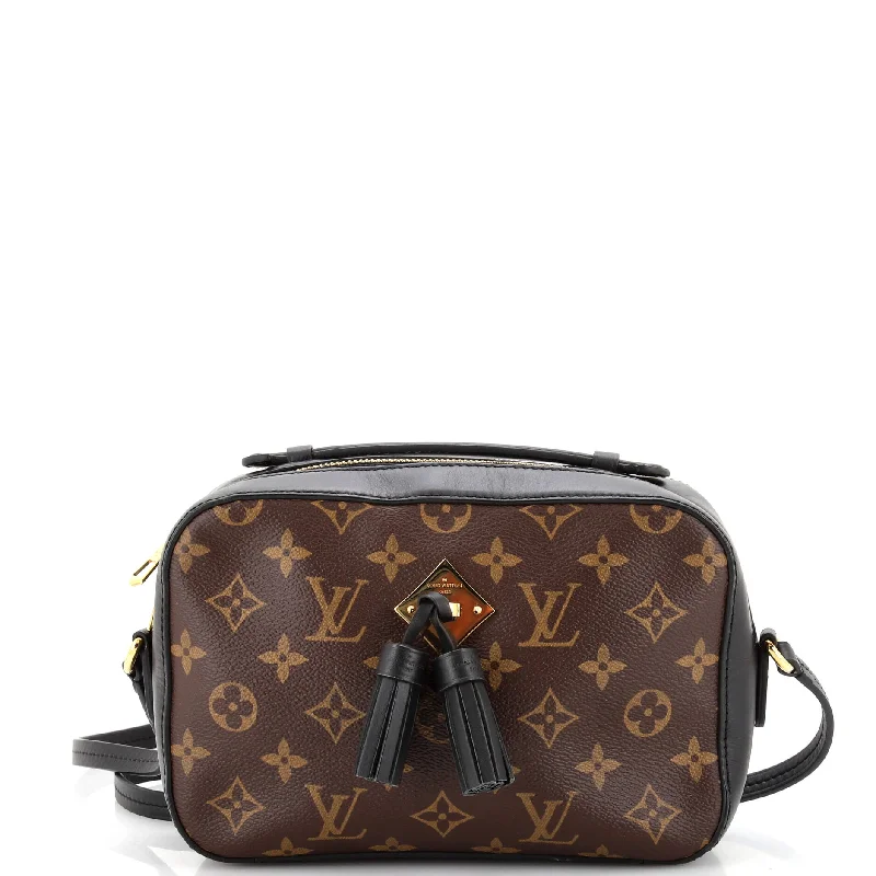 Saintonge Handbag Monogram Canvas with Leather