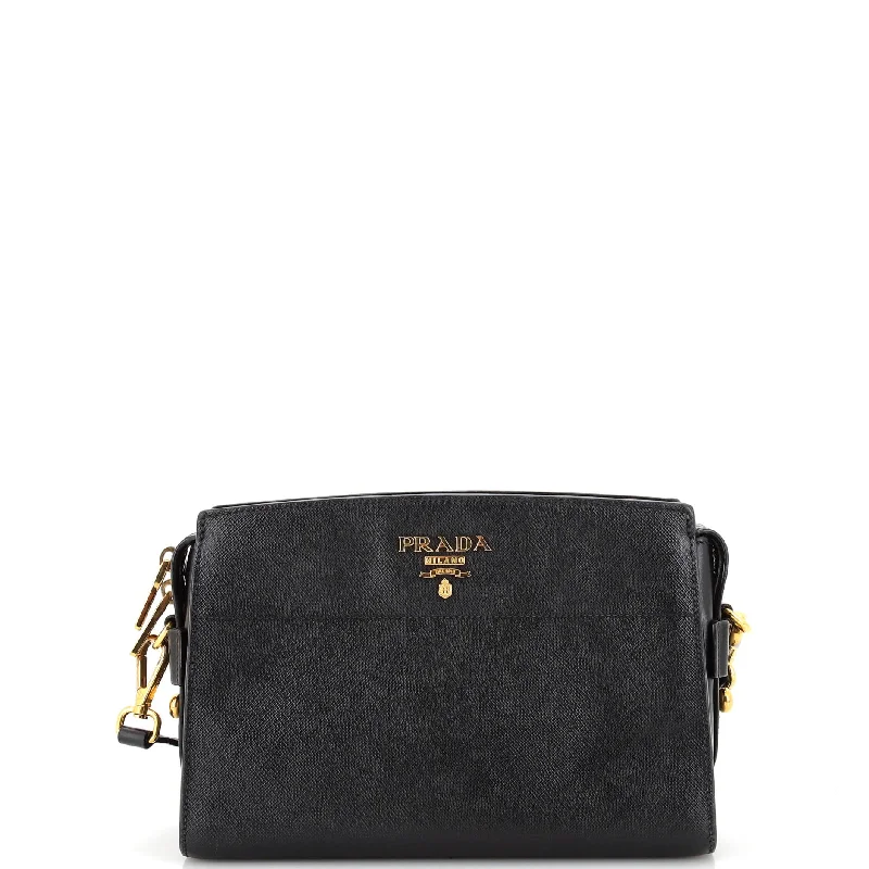 Esplanade Crossbody Bag Saffiano with City Calf Small